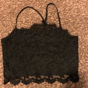 Beautiful Lacey crop top